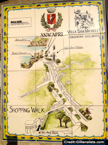 Map of Anacapri