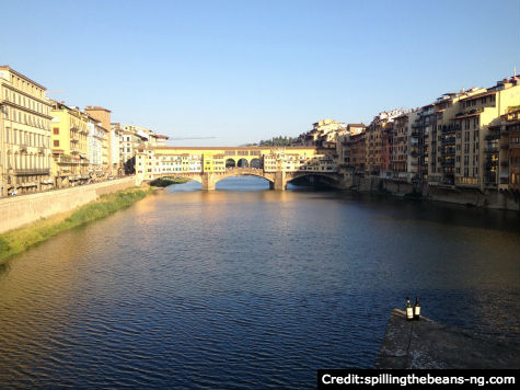 Nita_Ponte-Vecchio-Arno-River Ponte Vecchio and Arno River