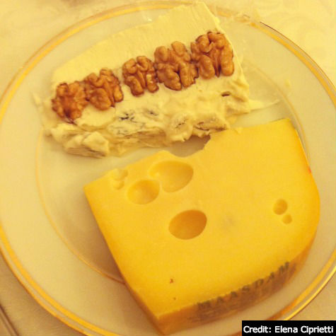 Italian Christmas dinner: Cheese