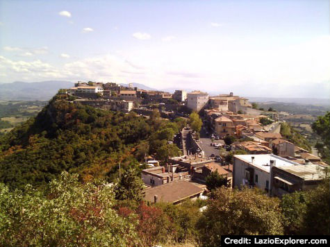 Sant'Oreste, Lazio - View of the town from Monte Soratte