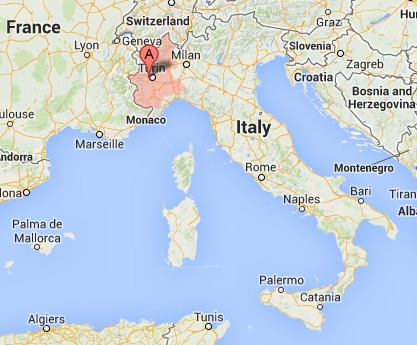 Piemonte region of Italy