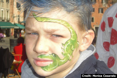 Carnival of Venice: Face painting