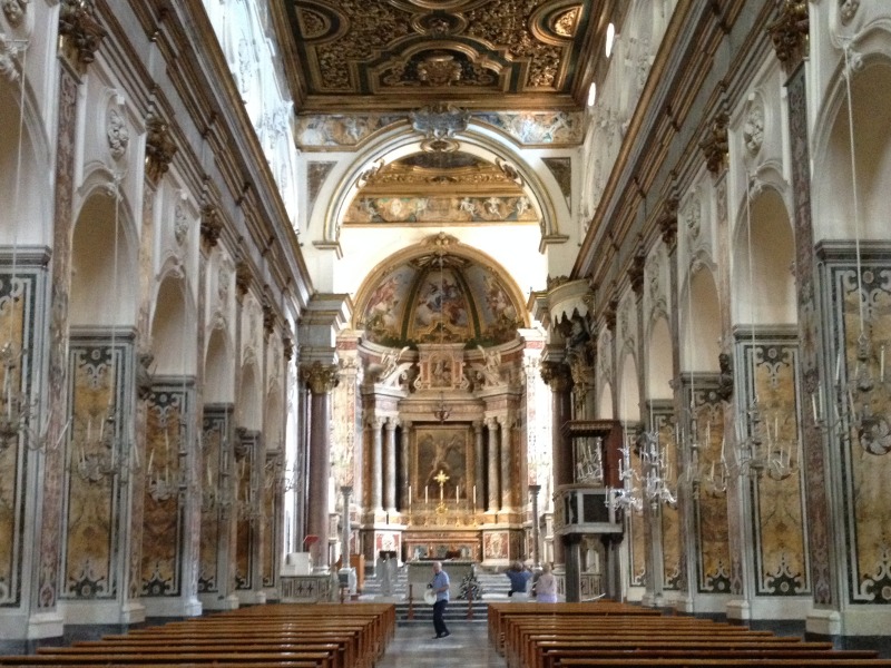 Stunning interior of the Cathedral of Amalfi | BrowsingItaly.com