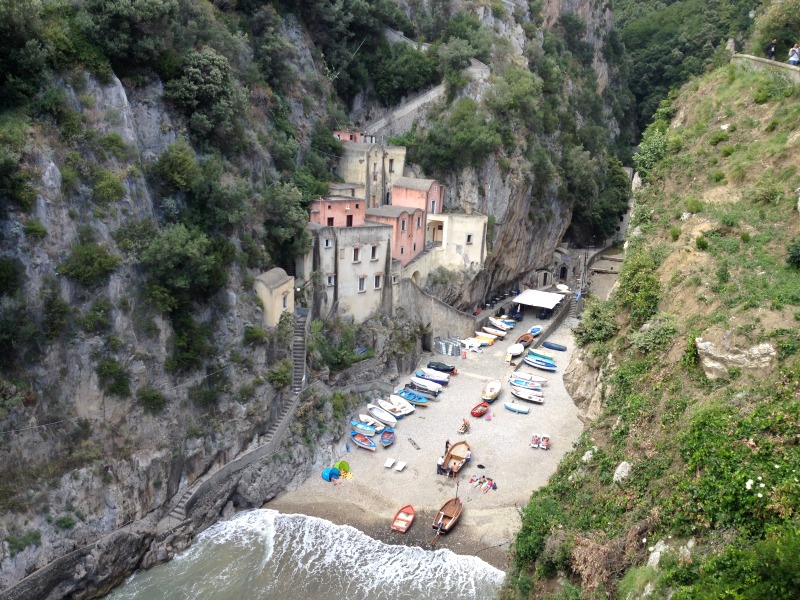 Fiordo di Furore on the Amalfi Coast, the venue of an annual high-diving competition | BrowsingItaly.com