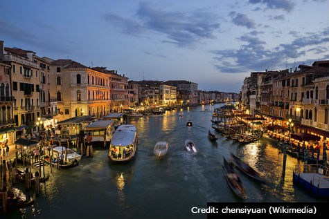 Venice Grand Canal Rialto Bridge