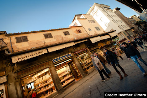 Show and Tell: Florence - Shops in Ponte Vecchio