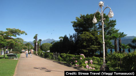 Stresa and Lake Maggiore - Lake front Promenade