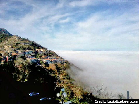 Rewarded with great views from Monte Soratte, Lazio