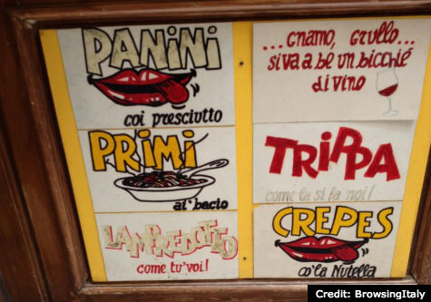 Food-in-Florence-Tripe Food in Florence: Tripe