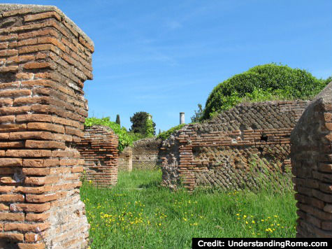Ostia Antica near Rome