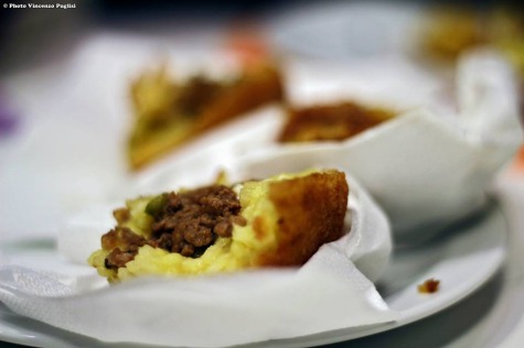 Palermo Street Food Experience - Inside an arancina