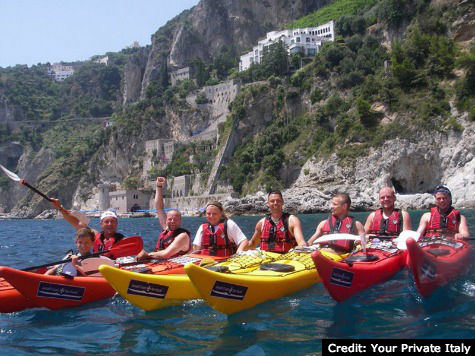 Kayaking on the Amalfi Coast with Your Private Italy