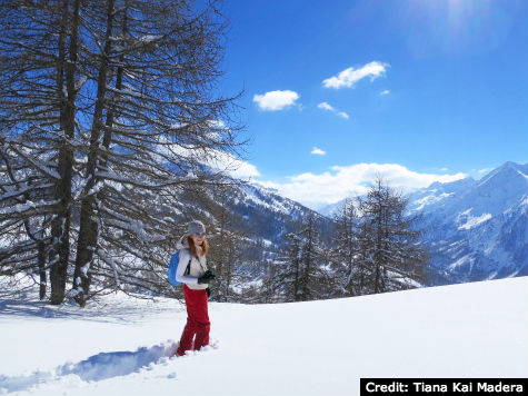 Snowshoeing in Sestriere