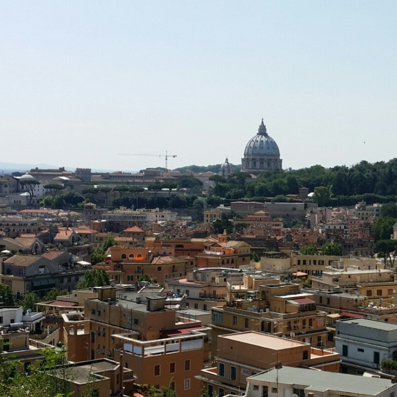 View from Balduina | August in Rome for Foodies | BrowsingItaly.com