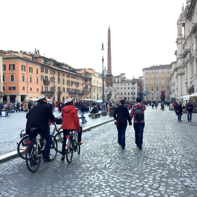 Love is in the air in Piazza Navona, Rome | 25 Favorite Photos of Italy on Instagram: Week of Feb 9, 2015 | BrowsingItaly.com