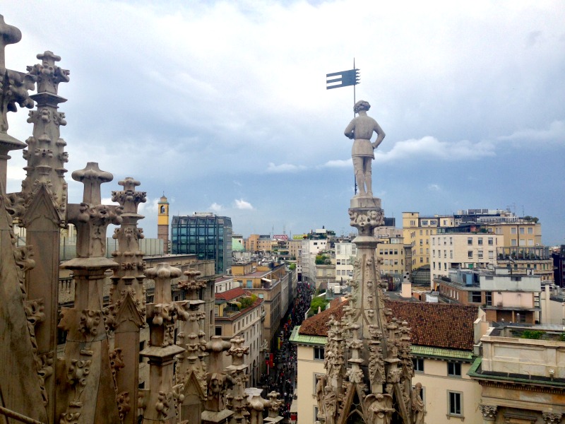 View from the Duomo, Milan | Photo credit: Heather Carlson | BrowsingItaly